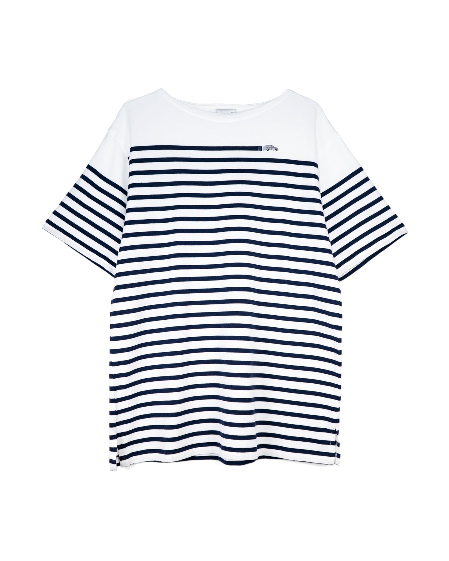 ZUZUボーダーハーフスリーブTシャツ