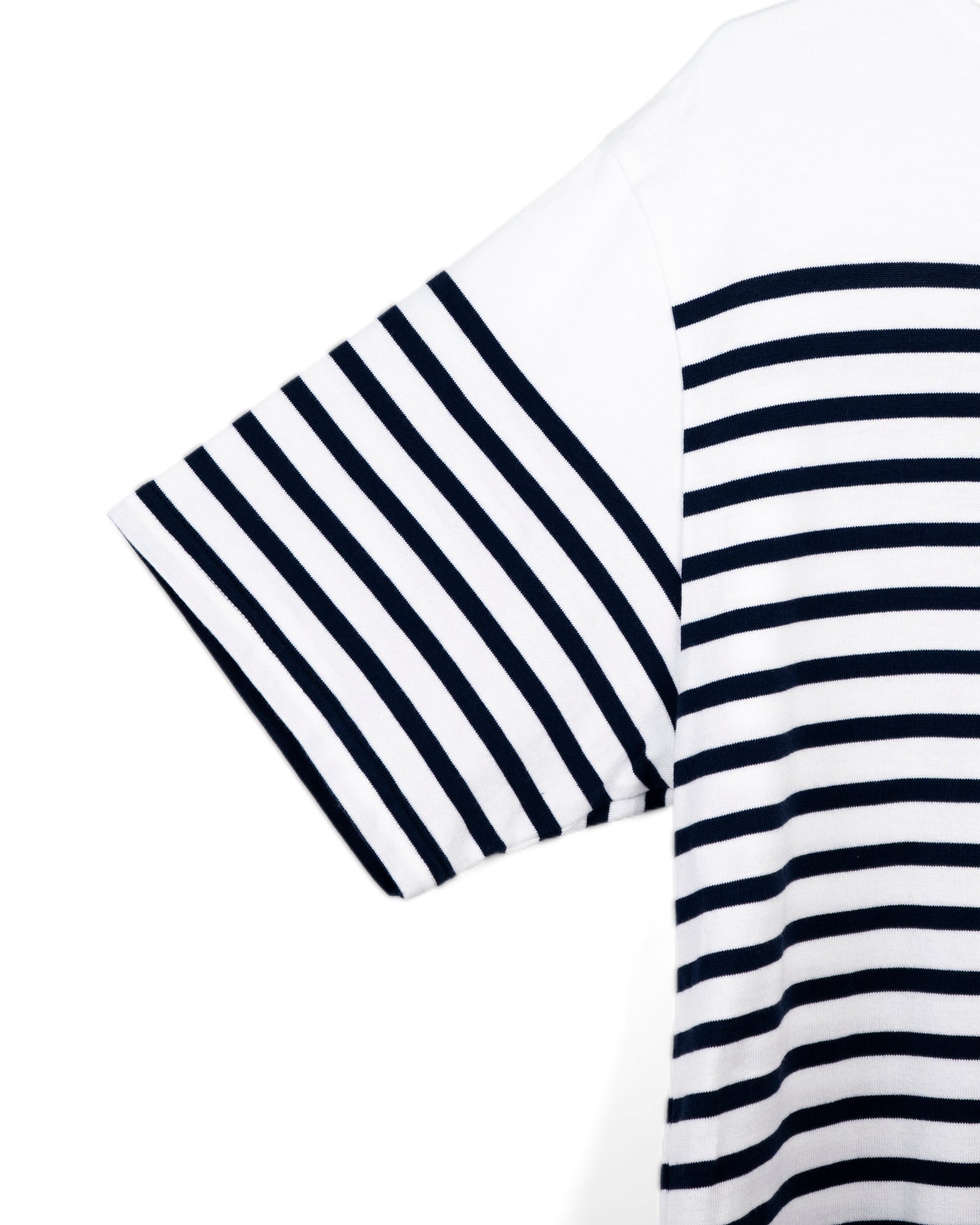 ZUZUボーダーハーフスリーブTシャツ